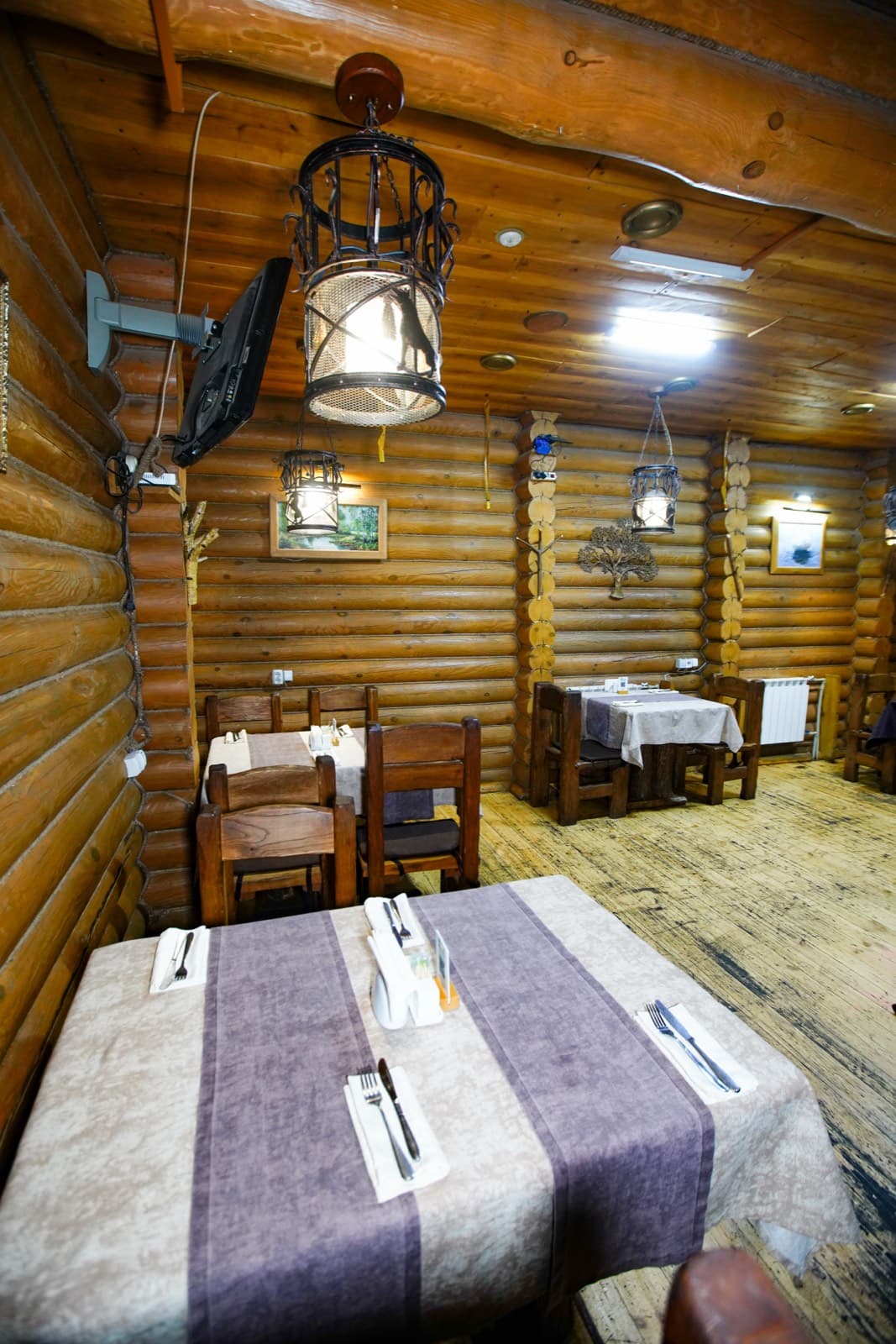 Зал «Жар-Птиці» з дерев'яними лампами
